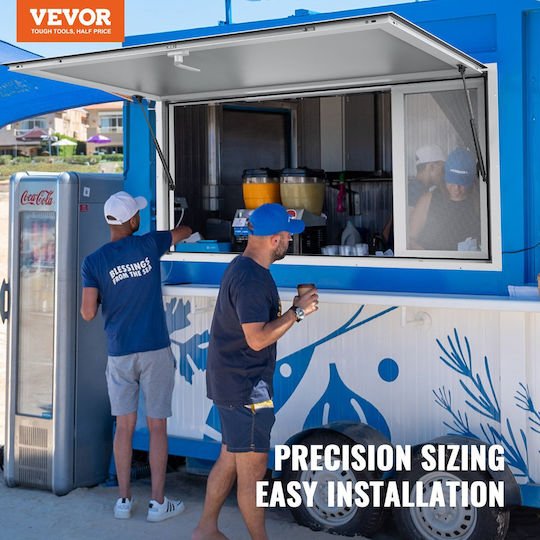 Vevor 48" L x 36" W Concession Stand Serving Window Food Truck Service Awning