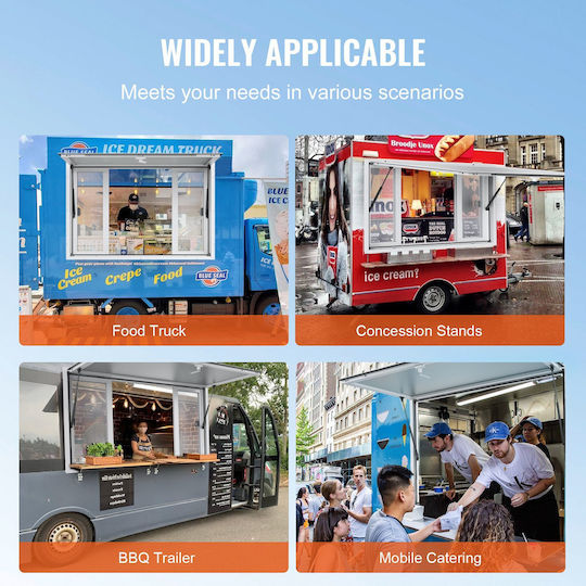 Vevor 48" L x 36" W Concession Stand Serving Window Food Truck Service Awning