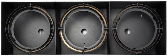 GloboStar Triple Spot with Socket GU10 in Black Color