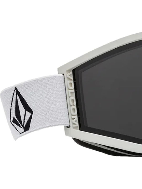 Volcom Hijinx Ski & Snowboard Goggles Kids White with Lens in Gray Color
