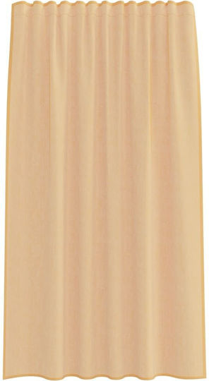 vidaXL Set Vorhänge Fenster mit Obere Registerkarte Voile Beige 140x175cm