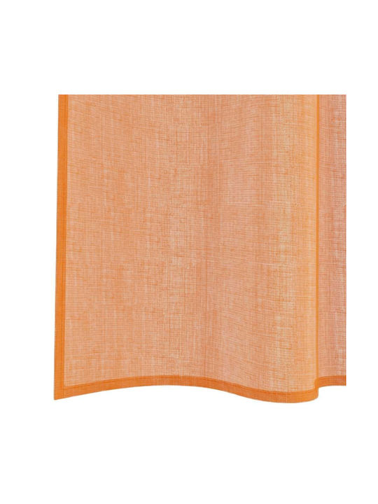 vidaXL Set Vorhänge mit Bleistiftfalten Orange 140x260cm