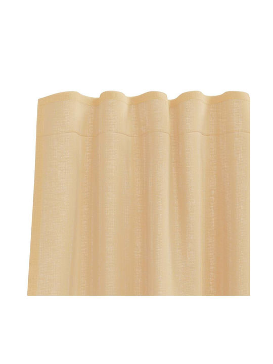 vidaXL Set Perdele Fereastra Cu Coafură Bej 140x245cm