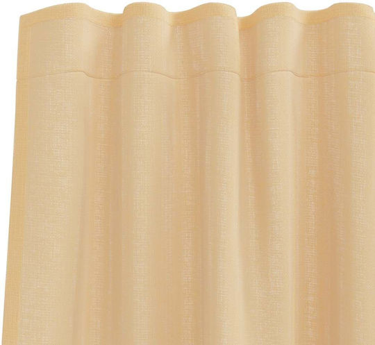 vidaXL Set Vorhänge mit Grommet Voile Beige 140x225cm