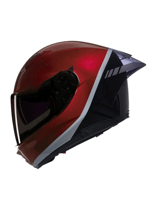 Nolan N60-6 Sport Verniciatura Speciale 349 Red / Black / Grey Motorcycle Helmet Full Face ECE 22.06 with Pinlock and Sunvisor