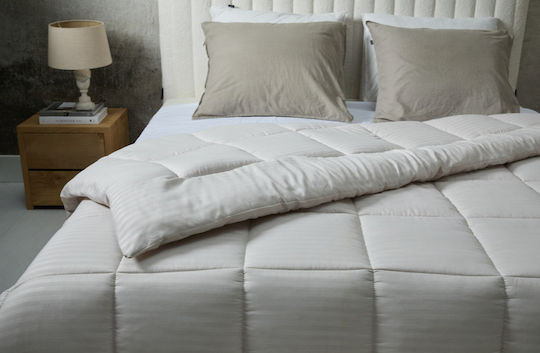 SleepMed Πάπλωμα Μονό 140x200εκ. Κρέμ