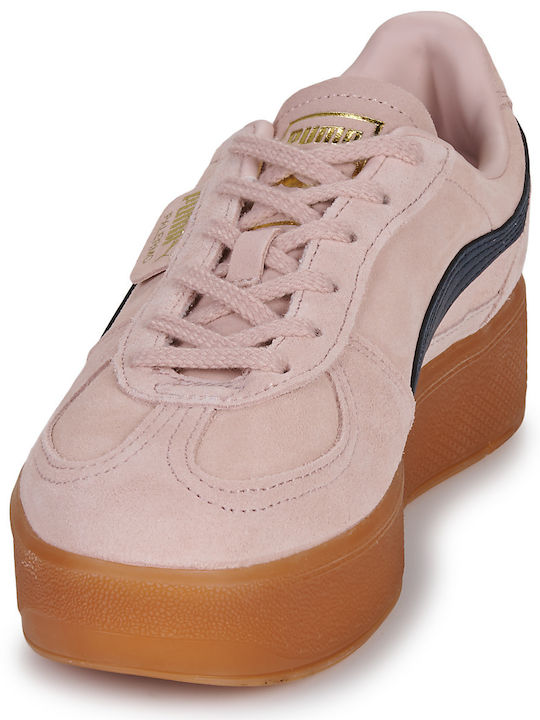 Palermo Elevata Damen Flatforms Sneakers Rosa