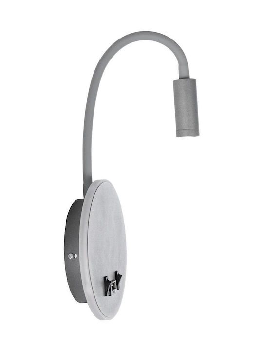 GloboStar Single LED Warm White Spot in Gray Color