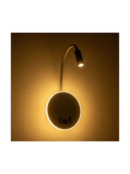 GloboStar Single LED Warm White Spot in Gray Color
