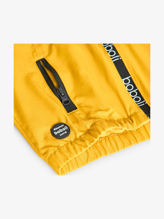 Kids' Casual Jacket with Hood Yellow