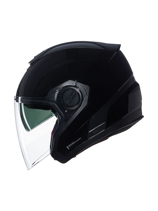 Nolan N40-5 Classic 301 Black Gloss Κράνος Μηχανής Jet ECE 22.06 με Sunvisor