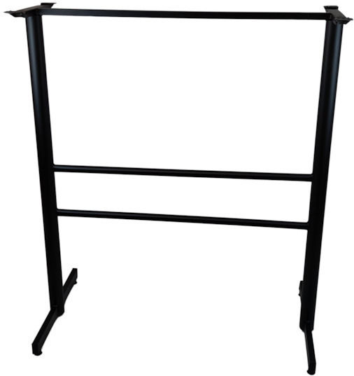 Epiplo-Fos Bar Table Base made of Metal with Regulator Black 120x45x110cm