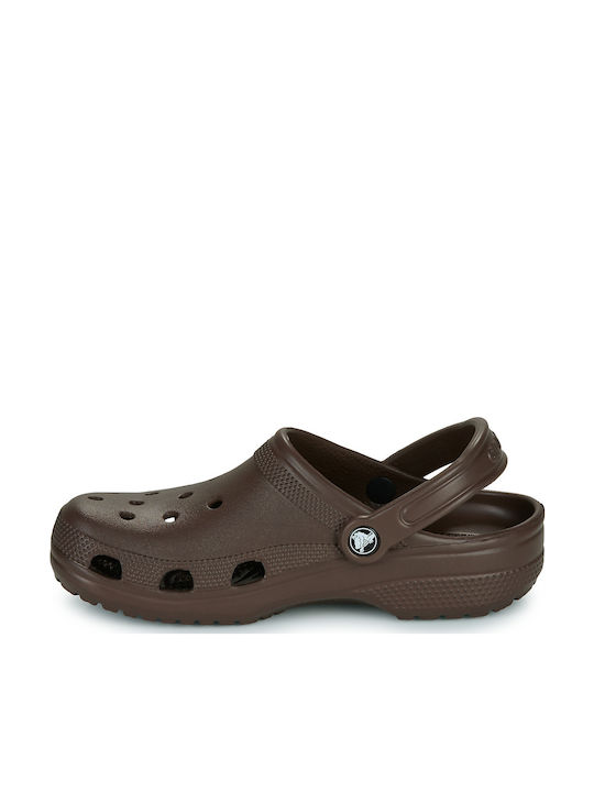 Crocs Classic Clog Σαμπό Καφέ