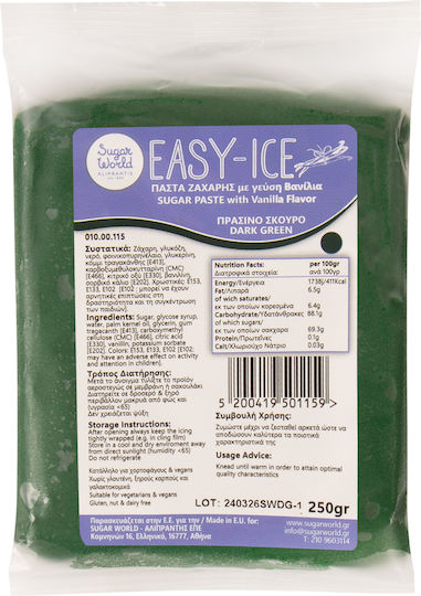 Sugarworld Sugarpaste Gluten Free 250gr Blue