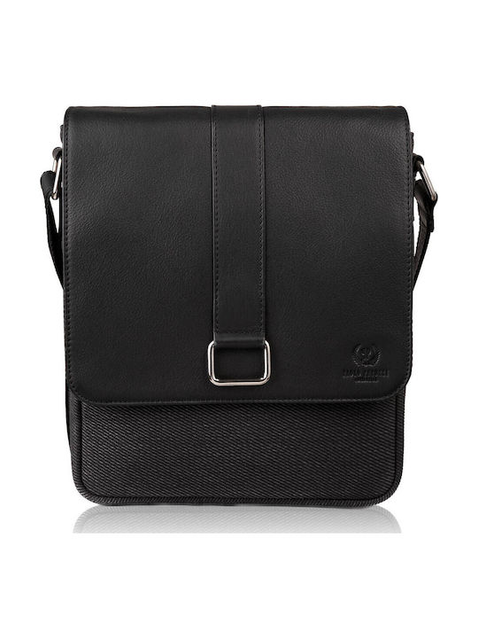 Set Leather Men's Wallet with RFID Black