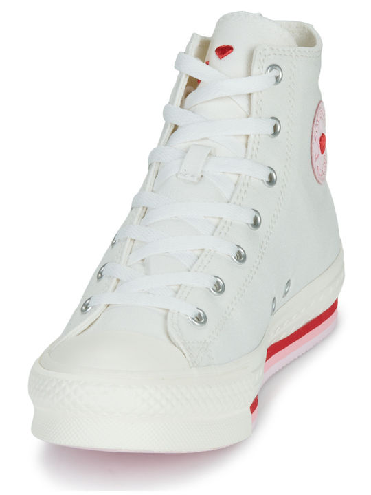 CHUCK TAYLOR ALL STAR Παιδικά Sneakers High Λευκά