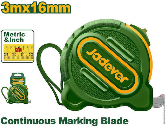 Jadever JDMT1210 Μετροταινία 3m
