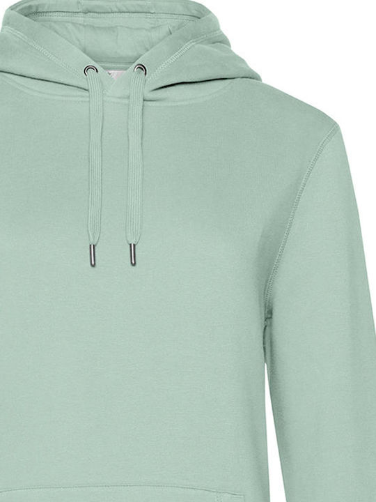 B&C Women's Long Sleeve Promotional Sweatshirt Aqua Green