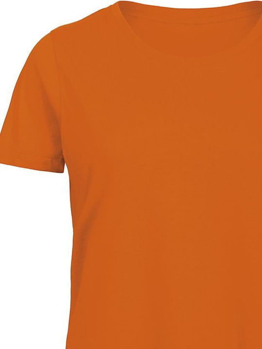 B&C Women Γυναικείο Διαφημιστικό T-shirt Κοντομάνικο Orange