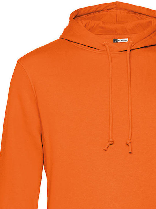 B&C Pure Men's Long Sleeve Promotional Sweatshirt Pure Orange