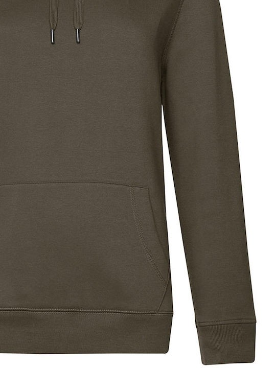 B&C Femeiesc Hanorac Promotional Mânecă Lungă khaki B&C Femeiesc Hanorac Promotional Mânecă Lungă khaki