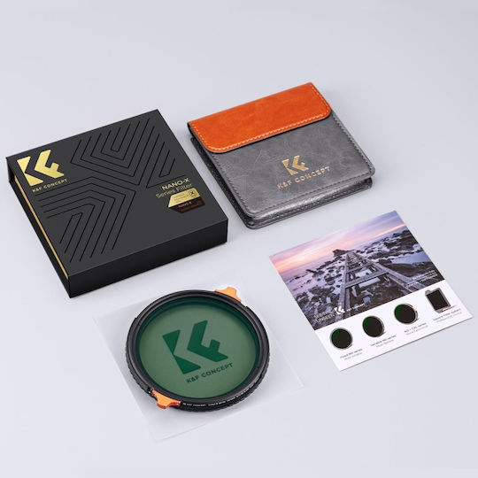 K&F Concept Nano-x Variable Filter PL / ND / CPL 82mm for Camera Lenses