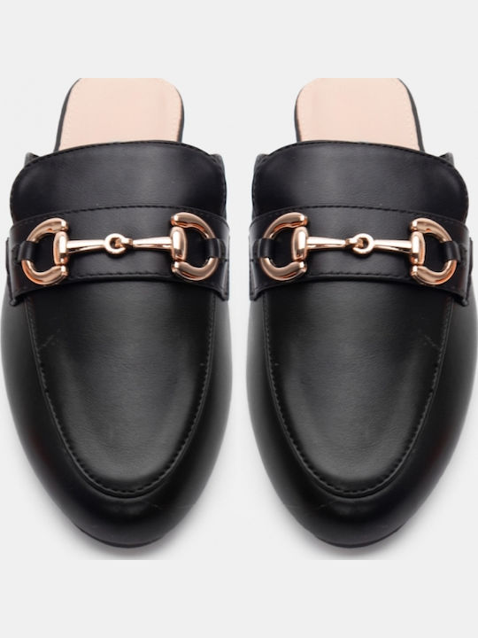 Flat Mules σε Μαύρο Χρώμα