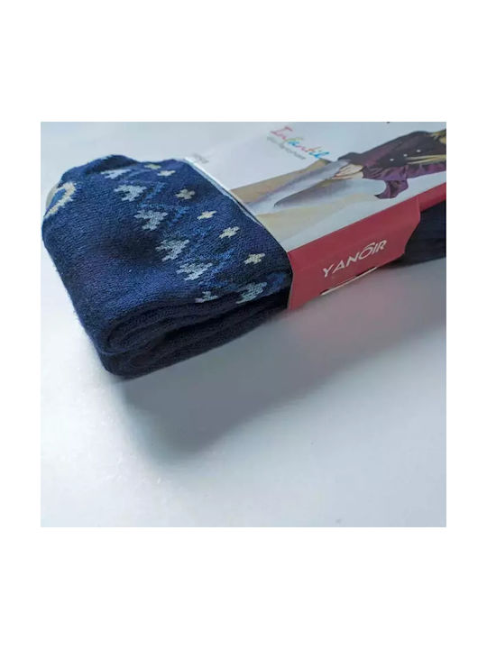 Kids Tights Girls Yanoir Shapes Blue