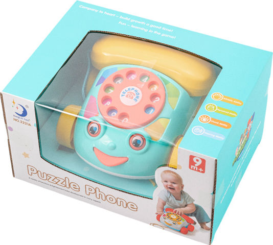 Gounaridis Toys Дърпаща играчка със звуци за 9++ месеца