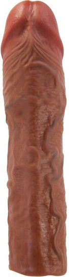Pretty Love Penis Sleeve Proektasi Peous Kafe 7.6cm