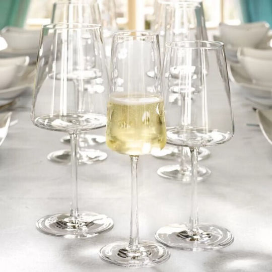 Stolzle Lausitz Set Brillen Champagner Kelch Kristall 240ml 6 Stück