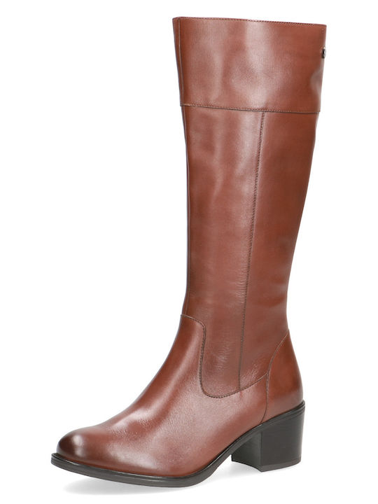 Caprice Leder Damenstiefel Braun