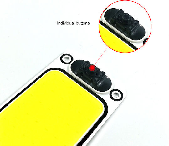 Led Vehicle Ceiling Light Powerful Light 87 Led Cob 8700lm 12/24v Switch Tc-178