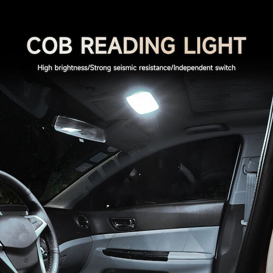 Led Vehicle Ceiling Light Powerful Light 87 Led Cob 8700lm 12/24v Switch Tc-178