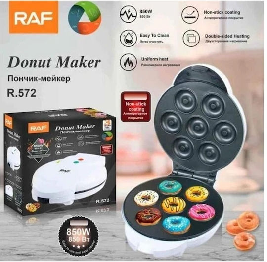 Aparat Electric de Făcut Gogoși Raf R582 850 W 20x24x30 Cm Alb