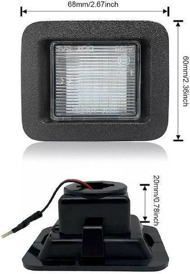 Vinstar Φώτα Πινακίδας Led 12V για Ford F 150 14-17 2τμχ