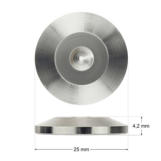 Dynavox Spike Pads Silver Σετ 4 Τεμάχια
