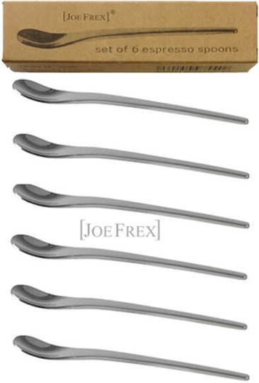 Joe Frex Ses6 Set de Linguri Cafea / ceai Inoxidabile Argintiu 10.8cm 6buc