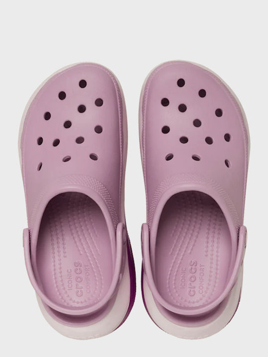 Crocs Classic Mega Crush Дамски Клоги Orchid