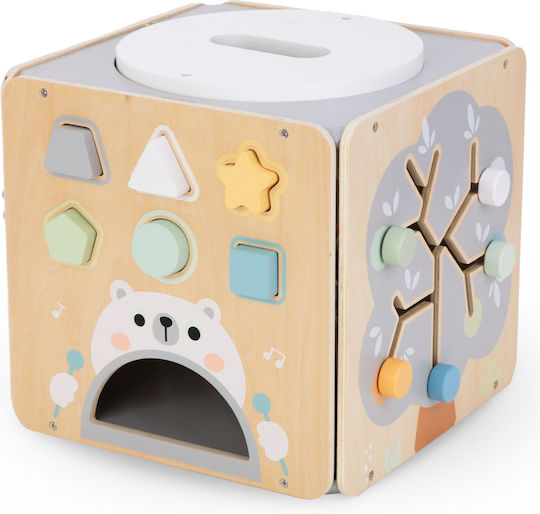 Mamabrum Cub de Activități Cub de activități din Lemn pentru 12++ Luni