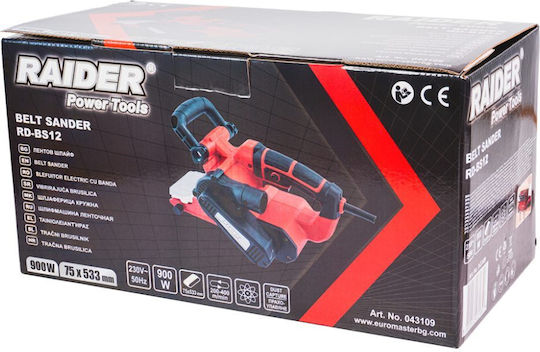Raider RD-BS12 Ταινιολειαντήρας 900W με Ρύθμιση Ταχύτητας και με Σύστημα Αναρρόφησης