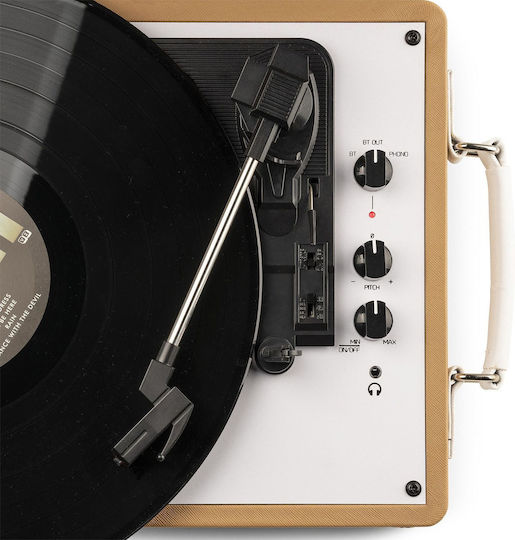 Audizio 102.058 Кутия За Риболовни Принадлежности Грамофон с Вградено Предусилване И Вградени Говорители Кафяв