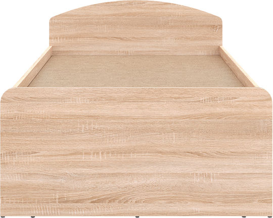 Regan Kinderbett Klassisch Einzeln mit Stauraum Beige für Matratze 90x200cm