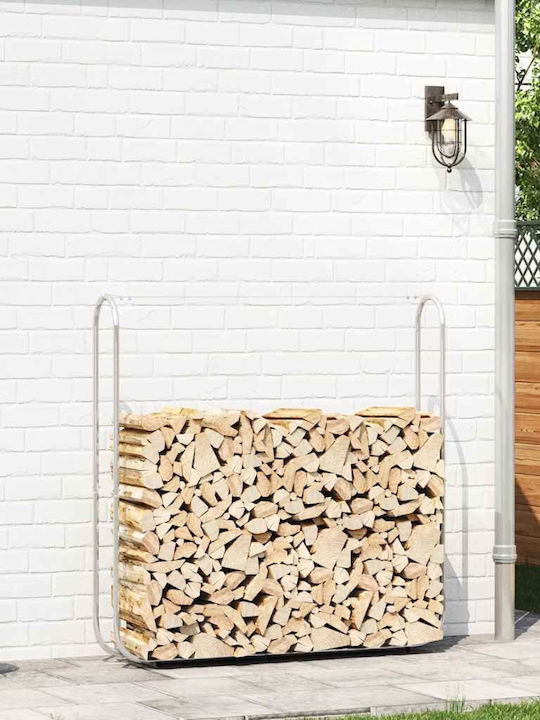 vidaXL Brennholz Hölzernes Regal Holzlagerung 150x25x150cm