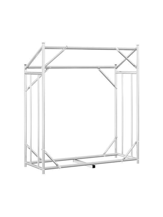 vidaXL Ξύλινο Ράφι Αποθήκευσης Ξύλων 100.5x40.5x110.5cm Μαύρο