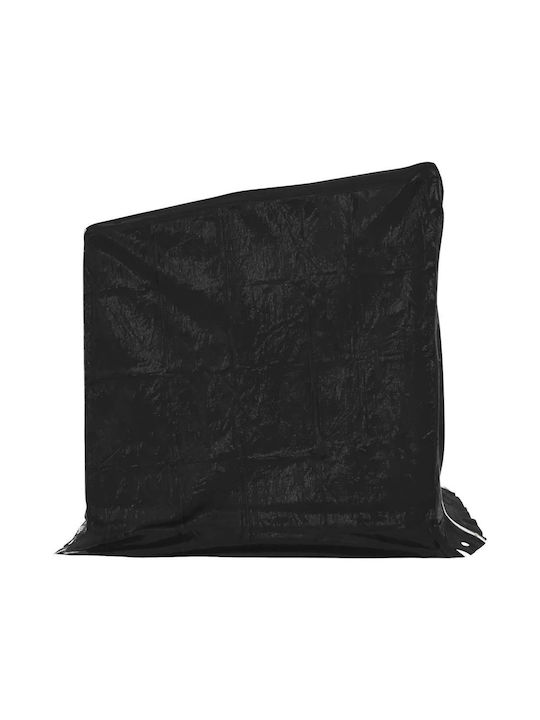 vidaXL Lemn de foc Lemn Raft Depozitare lemne 100.5x80x110.5cm Negru