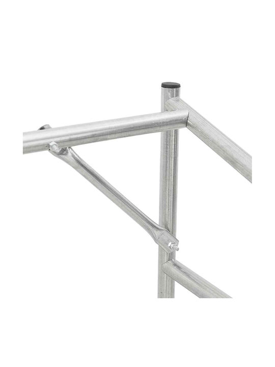 vidaXL Ξύλινο Ράφι Αποθήκευσης Ξύλων 200.5x60.5x110.5cm Μαύρο
