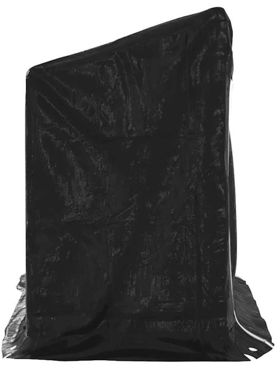 vidaXL Ξύλινο Ράφι Αποθήκευσης Ξύλων 200.5x60.5x110.5cm Μαύρο