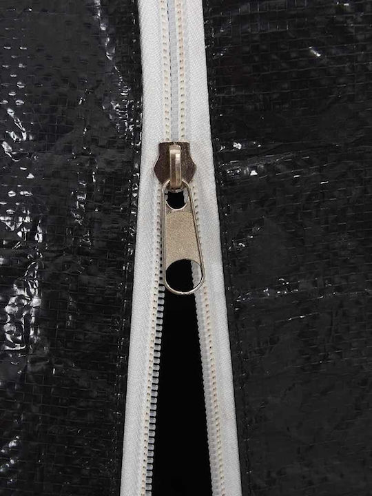 vidaXL Ξύλινο Ράφι Αποθήκευσης Ξύλων 200.5x60.5x110.5cm Μαύρο