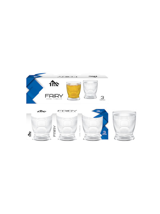 TnS Set of Glasses Water made of Glass 3pcs